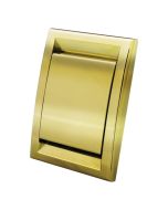 Saugdose Deco Vac Messing mit Kontaktstiften