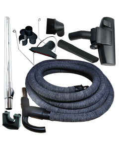 SAUGGARNITUR KOMFORT 11 m für Zentralstaubsauger, mit Schlauchüberzug