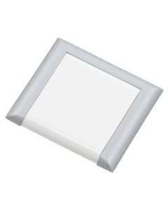 Saugdose Elegance weiss mit Rahmen anthrazit, Kontaktstifte