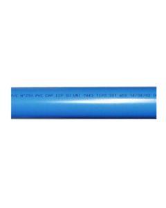 Zentralstaubsauger Rohr Ø 63 mm, Länge 2000 mm, Farbe blau